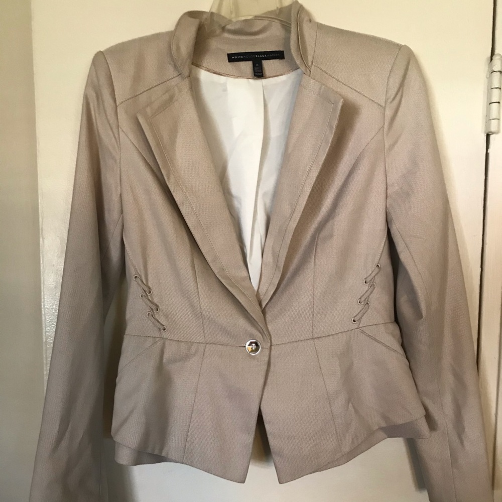 WHBM Beige Blazer